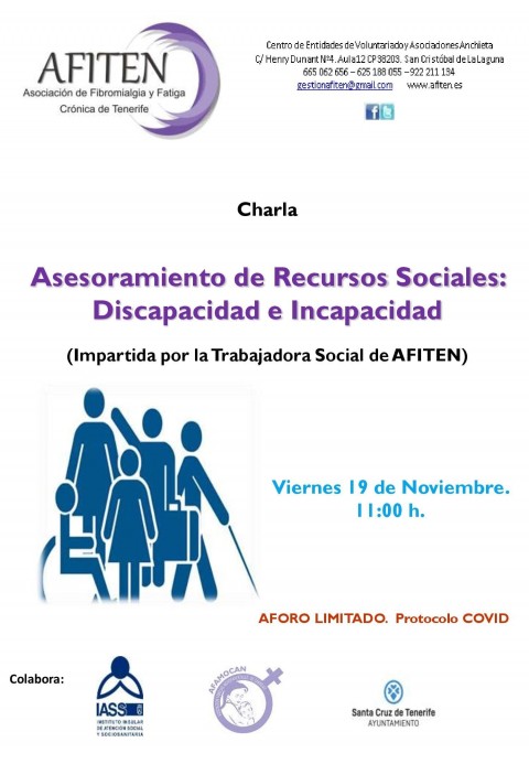 Cartel de la charla