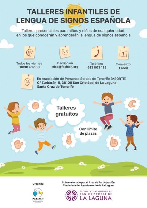 Cartel de los talleres formativos