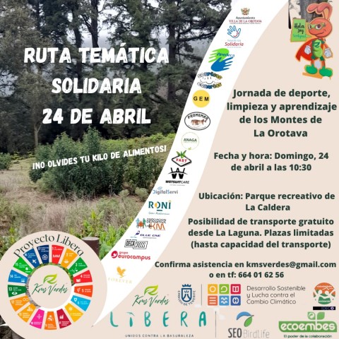 Cartel de la actividad