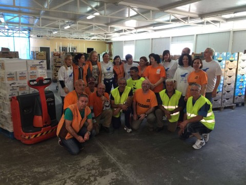 Los miembros del Programa Tenerife Solidario y el personal de la Asociación Kairos