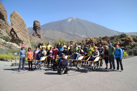 Integrantes de Montaña para Todos y Fundación Global Nature