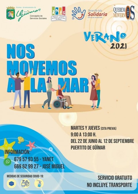 Cartel del proyecto Proyecto "Nos Movemos a la Mar"