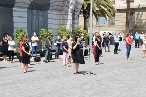 La consejera de Acción Social del Cabildo de Tenerife, Marián Franquet en el acto.