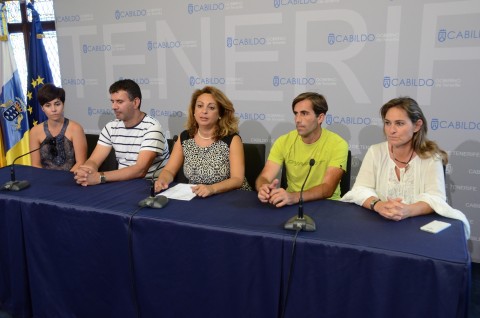 La consejera Cristina Valido en la presentación de la Carrera Solidaria