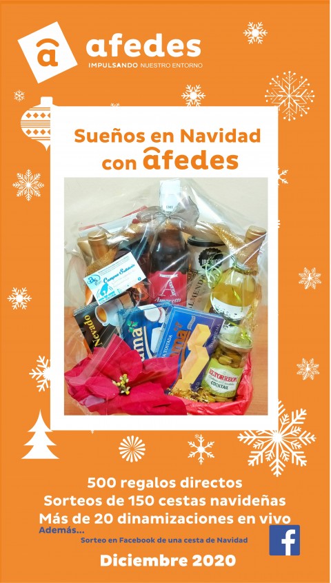 Cartel de la campaña “Sueños de Navidad con Afedes”