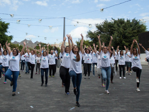 Imagen de archivo. Coreografía Solidaria en 2016. 