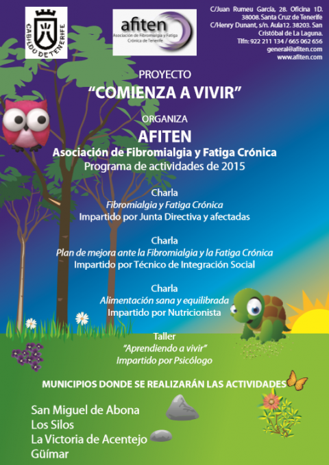 Cartel informativo de la actividad