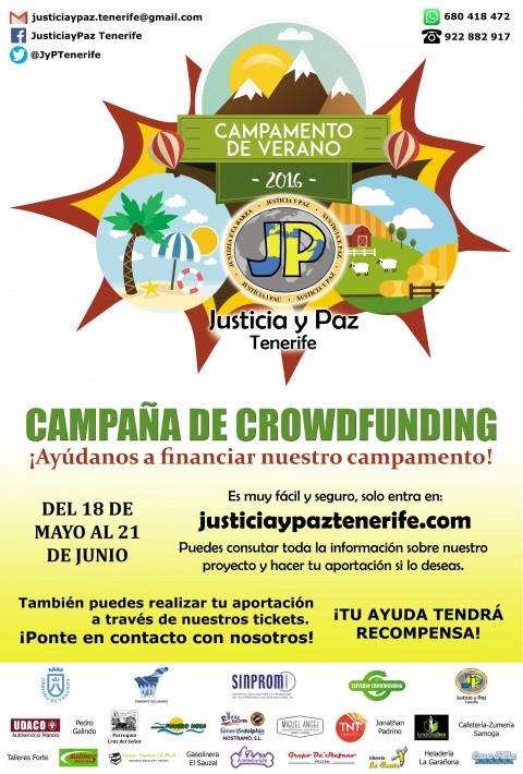 Cartel de la campaña de Crowdfunding