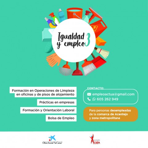 Cartel del proyecto "Igualdad y Empleo III"
