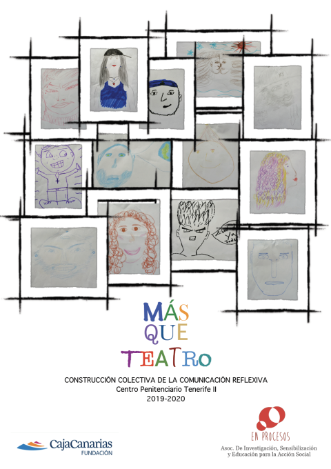 Cartel del proyecto "Más que Teatro" de las Asocaición En Procesos