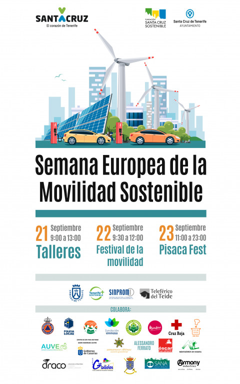 Cartel de la Semana Europea de la Movilidad Sostenible