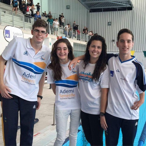 Los nadadores representantes del ADEMI Tenerife