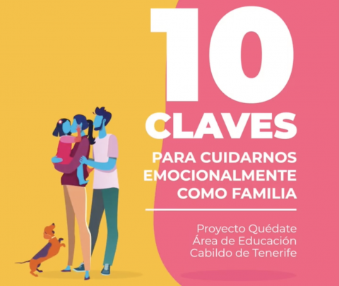 Imagen publicitaria del Decálogo para el cuidado emocional como familia