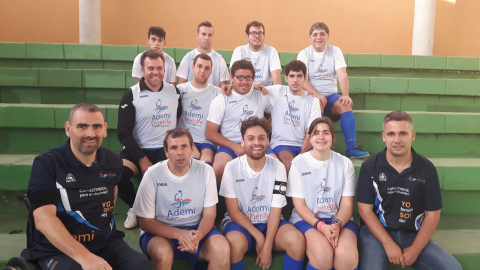 El equipo del ADEMI Tenerife