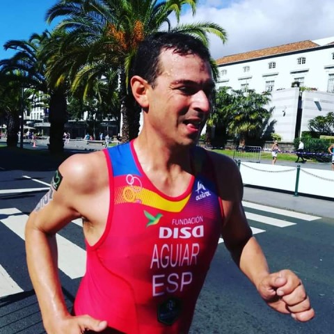 El atleta Jesús Aguiar