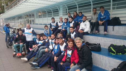 El grupo de natación del Club ADEMI