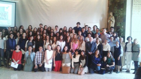 El grupo de alumnos participantes en el proyecto