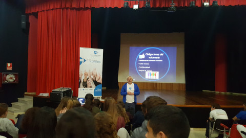 Charla de voluntariado a cargo del Programa Tenerife Solidario