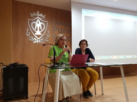 La directora Insular de Voluntariado, Juana de la Rosa, en la inauguración de la Jornada