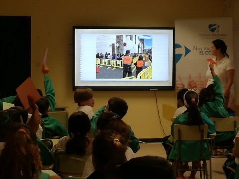 Durante el desarrollo del "Taller ABC del Voluntariado"