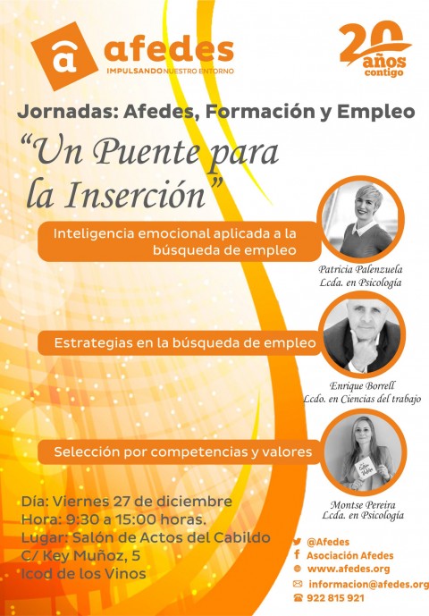 Cartel de la jornada formativa