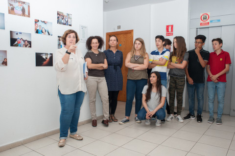 Juana María de la Rosa González, en una de las actividades en el Centro Insular de Entidades de Voluntariado. 