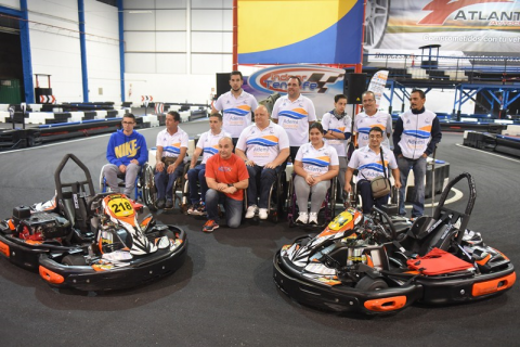 Presentación de los Karts con el ADEMI Club