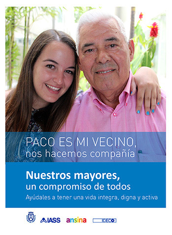 Cartel de la campaña de mayores
