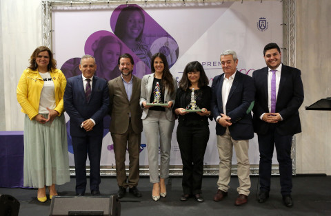 Foto de familia de los premios entregados