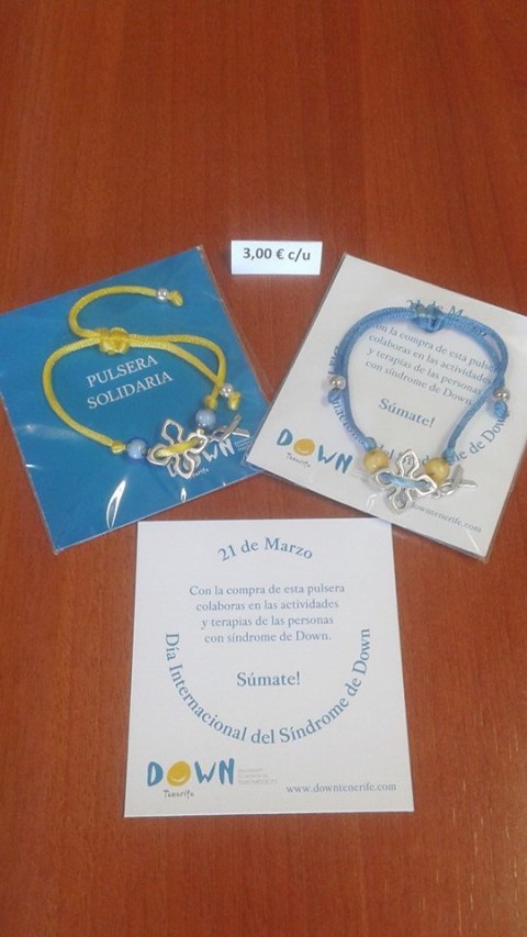 Pulseras Solidarias Trisomicos 21