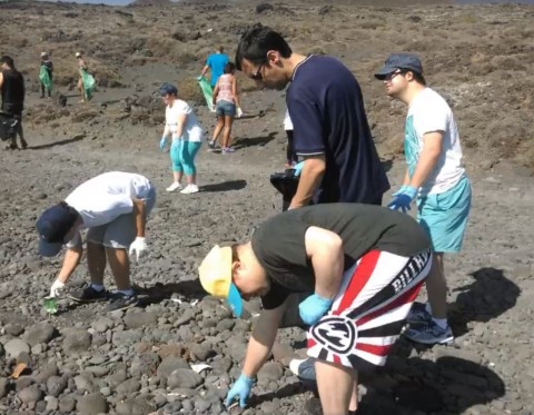 La actividad de recogida de basura