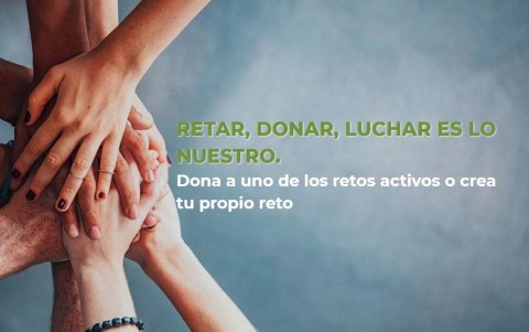 Imagen de la Plataforma de Crowdfunding "Mi Reto Contra el Cáncer"