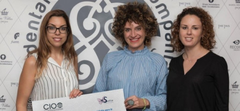La presidenta de la Asociación Sofía, Odalid Molina , junto a la Responsable de RSE del Grupo CIO, Mónica Rumeu