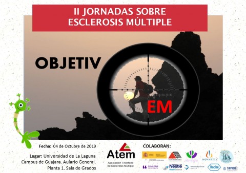 Cartel de las II Jornadas sobre Esclerosis Múltiple