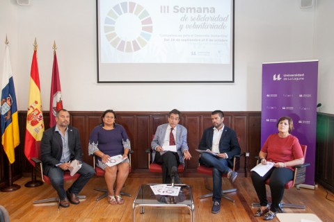 Presentación de la III Feria de Solidaridad y Voluntariado en la ULL