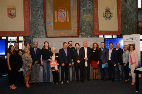 Presentación de la Gala en el Salón Noble del Cabildo de Tenerife