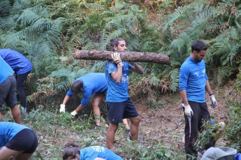 Actividad de voluntariado medioambiental