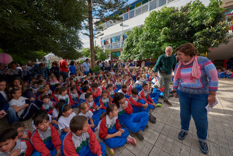 Juana María de la Rosa González, Directora Insular de Voluntariado y Promoción a la Inclusión Social con el alumnado del centro