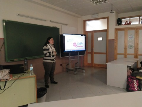 Intervención de Cáritas Diocesana en el Taller "ABC del Voluntariado"
