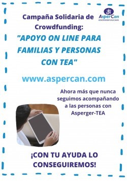 Cartel de la Campaña de Crowdfunding de ASPERCAN