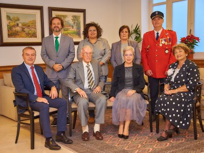 Foto de grupo de los galardonados