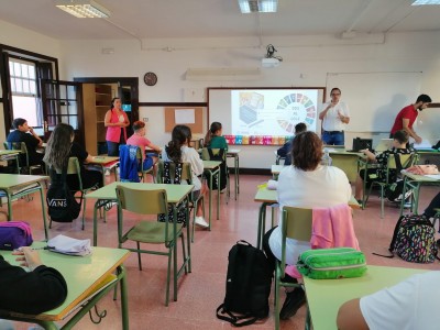 Presentación del taller "Los ODS al Cole"