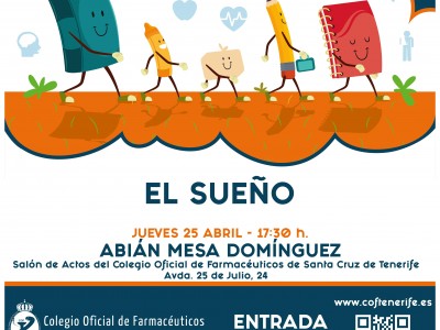 Cartel de la primera Charla "El Sueño" 