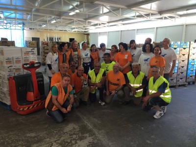 Los miembros del Programa Tenerife Solidario y el personal de la Asociación Kairos