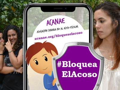 Imagen de la Campaña #BloqueaElAcoso