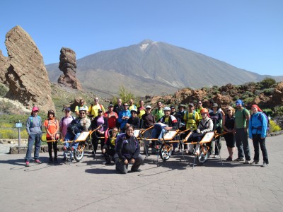 Integrantes de Montaña para Todos y Fundación Global Nature