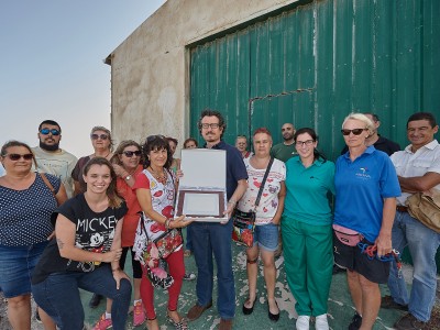 El grupo de voluntarios del refugio "Tierra Blanca"