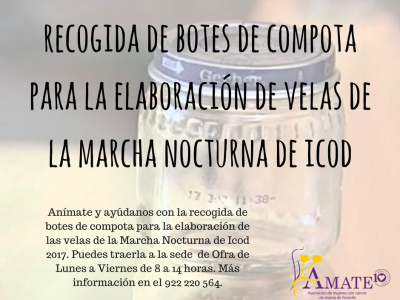 Cartel informativo de la actividad