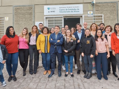 Foto de grupo de las autoridades y las Entidades 