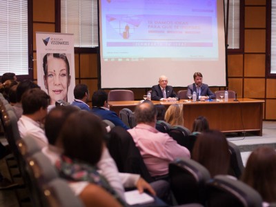 El Presidente del Cabildo, Don Carlos Alonso y el el rector de la Universidad de La Laguna, Eduardo Doménech durante la reunión